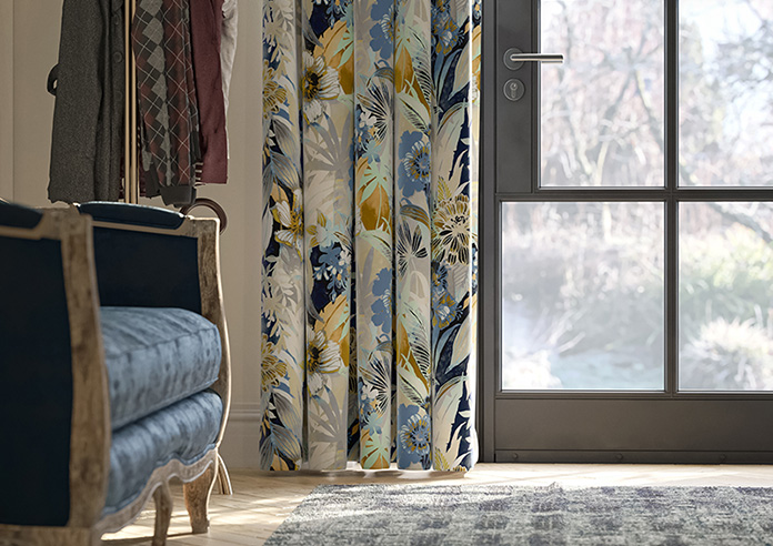 Bali, Navy - Made to Measure Curtains - Image 5